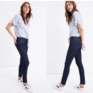 Madewell Skinny Skinny Jeans Mid Rise Dark Wash Size 25